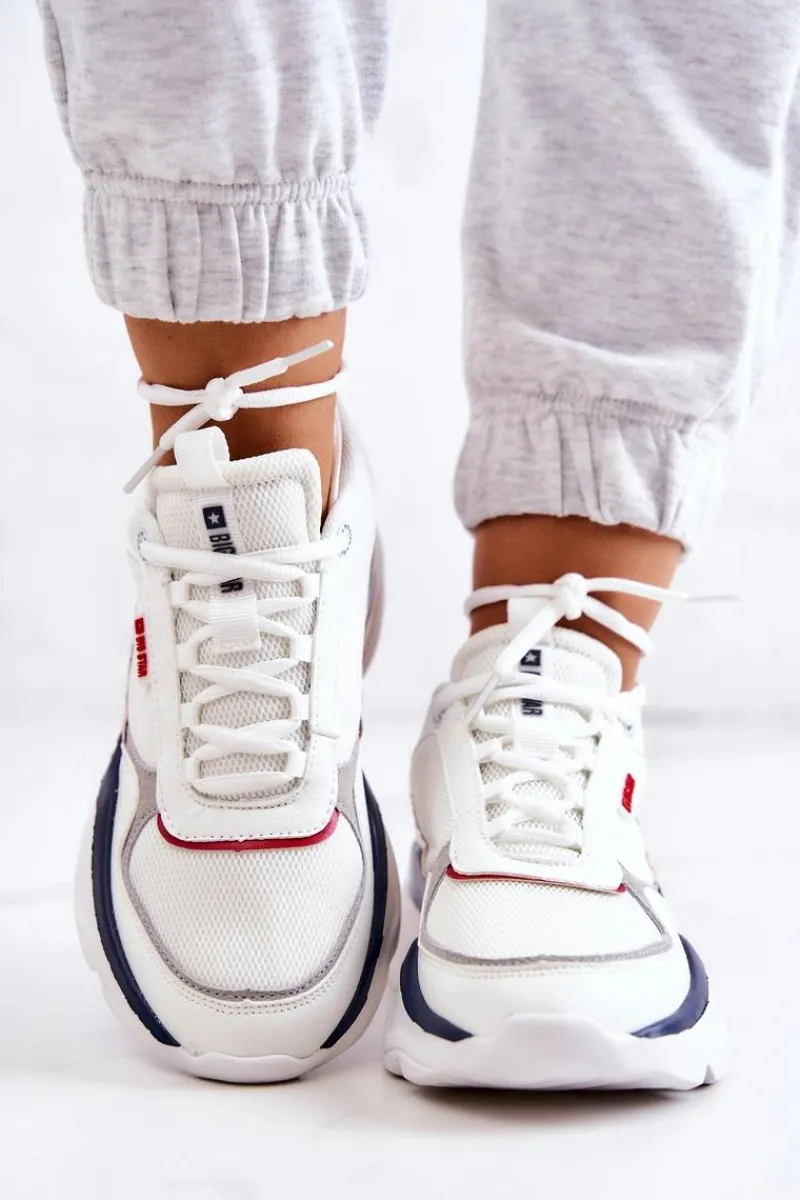 Best Big Star Shoes Damskie Buty Sportowe Big Star JJ274A116 Białe