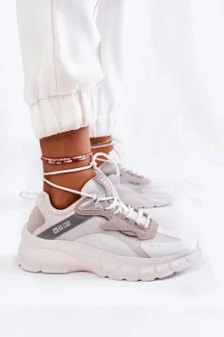 Buty Sportowe Big Star|Sneakersy Damskie></noscript>Big Star Shoes Damskie Buty Sportowe Big Star KK274057 Białe