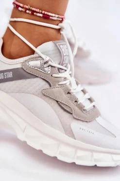 Buty Sportowe Big Star|Sneakersy Damskie></noscript>Big Star Shoes Damskie Buty Sportowe Big Star KK274057 Białe