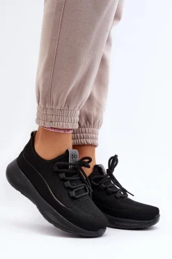 Buty Sportowe Big Star|Sneakersy Damskie>Big Star Shoes Damskie Buty Sportowe Big Star NN274663 Czarne