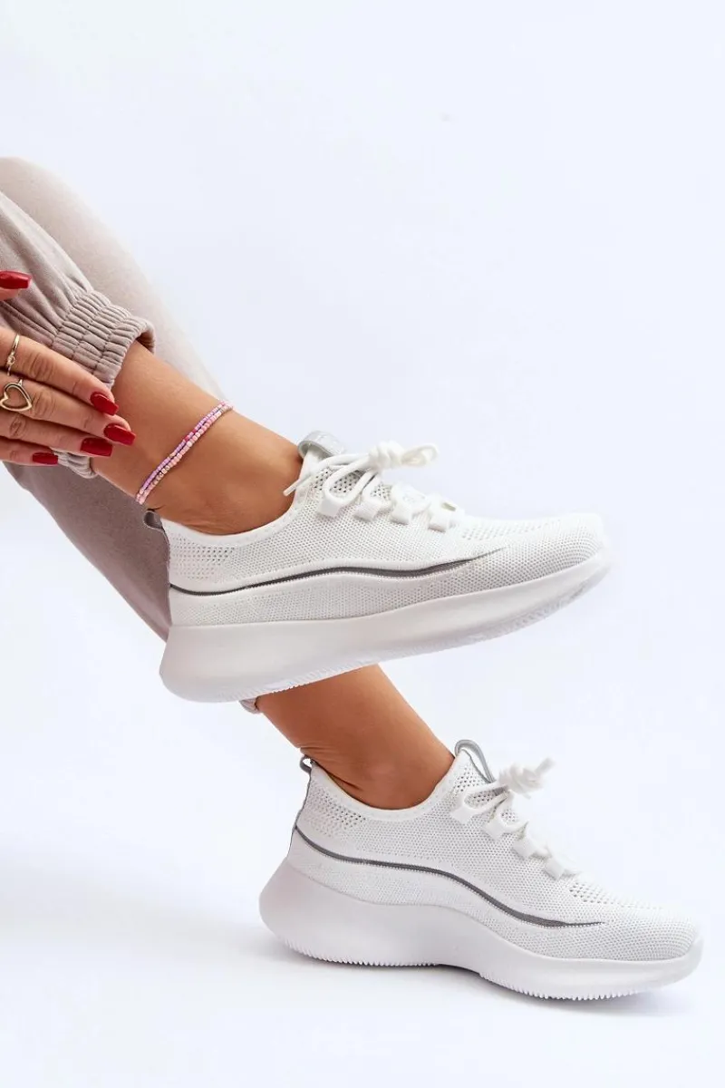 New Big Star Shoes Damskie Buty Sportowe Big Star NN274662 Białe