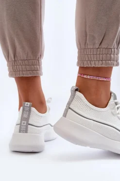 New Big Star Shoes Damskie Buty Sportowe Big Star NN274662 Białe