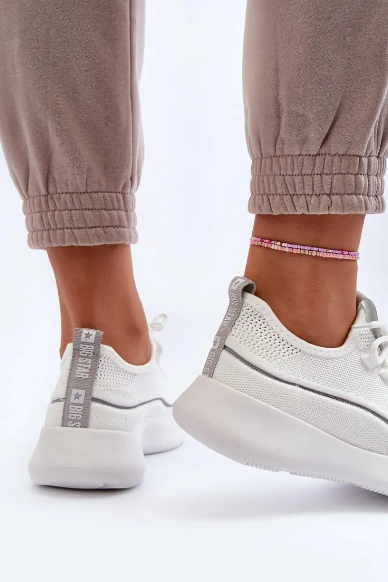 New Big Star Shoes Damskie Buty Sportowe Big Star NN274662 Białe