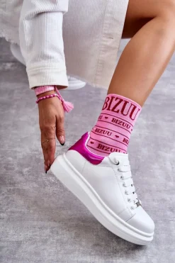 Sneakersy Damskie>GOE Damskie Buty Sportowe KK2N4074 Białe