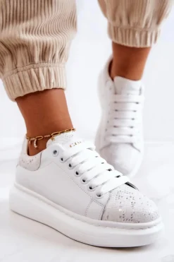 New GOE Damskie Buty Sportowe JJ2N4053 Białe