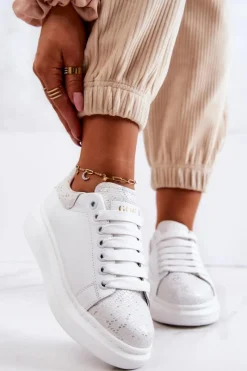 New GOE Damskie Buty Sportowe JJ2N4053 Białe