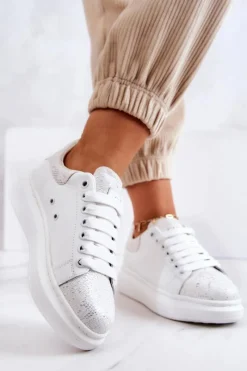New GOE Damskie Buty Sportowe JJ2N4053 Białe