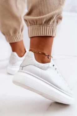 New GOE Damskie Buty Sportowe JJ2N4053 Białe
