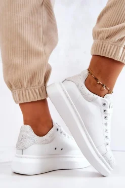 New GOE Damskie Buty Sportowe JJ2N4053 Białe