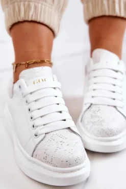 New GOE Damskie Buty Sportowe JJ2N4053 Białe