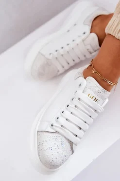 New GOE Damskie Buty Sportowe JJ2N4053 Białe