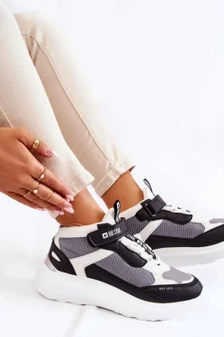 Online Big Star Shoes Damskie Buty Sportowe Memory Foam System Big Star KK274405 Białe