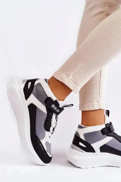 Online Big Star Shoes Damskie Buty Sportowe Memory Foam System Big Star KK274405 Białe