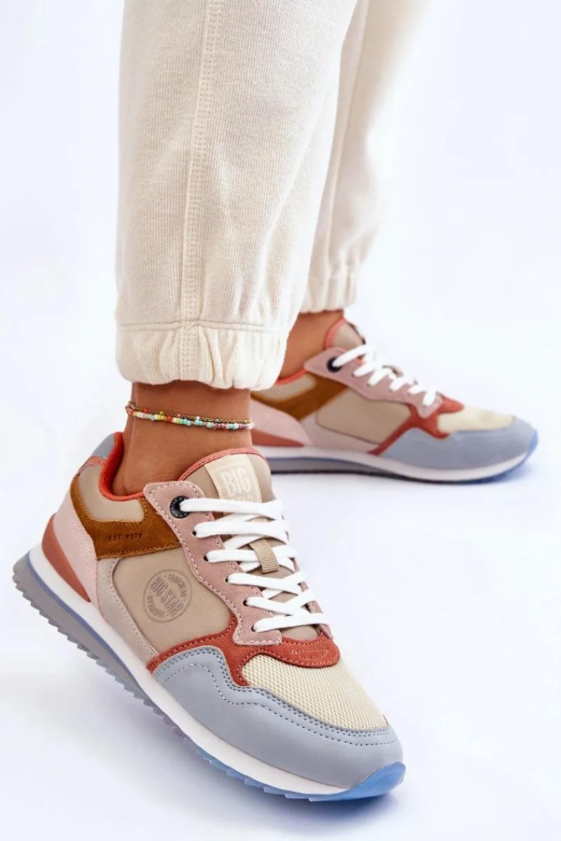 Online Big Star Shoes Damskie Buty Sportowe Memory Foam System Big Star LL274348 Multikolor