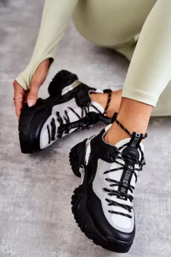 Buty Sportowe Big Star|Sneakersy Damskie></noscript>Big Star Shoes Damskie Buty Sportowe Memory Foam System Big Star KK274053 Czarno-Szare