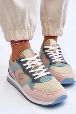 Discount Damskie Buty Sportowe Memory Foam System Big Star LL274347 Multikolor Damskie Buty Sportowe Big Star|Sneakersy Damskie
