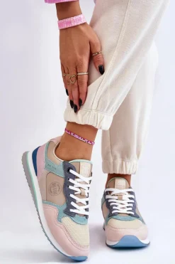 Discount Damskie Buty Sportowe Memory Foam System Big Star LL274347 Multikolor Damskie Buty Sportowe Big Star|Sneakersy Damskie