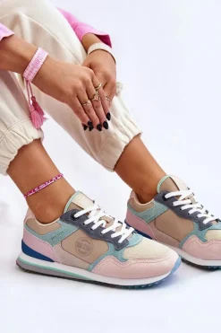 Discount Damskie Buty Sportowe Memory Foam System Big Star LL274347 Multikolor Damskie Buty Sportowe Big Star|Sneakersy Damskie