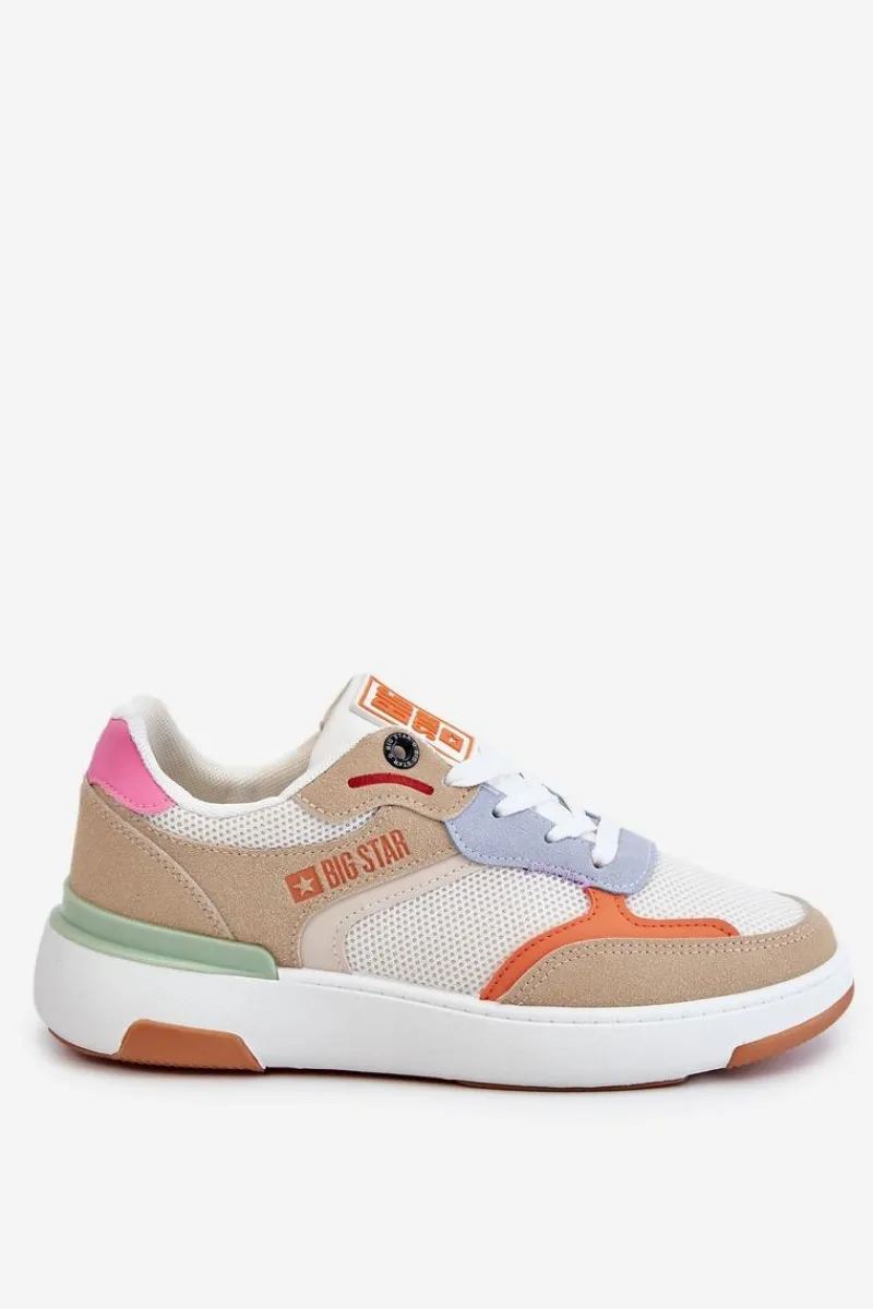 Outlet Big Star Shoes Damskie Buty Sportowe Sneakersy Big Star LL274437 Multikolor