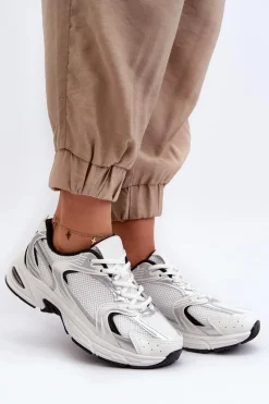 New Boto Damskie Buty Sportowe Sneakersy Biało-Czarne Leranea