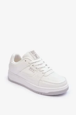 Buty Sportowe Big Star|Sneakersy Damskie>Big Star Shoes Damskie Buty Sportowe Sneakersy Big Star MM274354 Białe