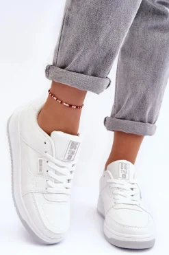Buty Sportowe Big Star|Sneakersy Damskie>Big Star Shoes Damskie Buty Sportowe Sneakersy Big Star MM274354 Białe