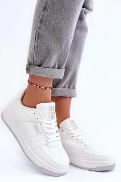 Buty Sportowe Big Star|Sneakersy Damskie></noscript>Big Star Shoes Damskie Buty Sportowe Sneakersy Big Star MM274354 Białe