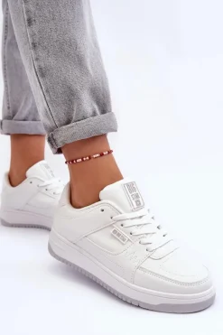 Buty Sportowe Big Star|Sneakersy Damskie></noscript>Big Star Shoes Damskie Buty Sportowe Sneakersy Big Star MM274354 Białe