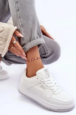 Buty Sportowe Big Star|Sneakersy Damskie></noscript>Big Star Shoes Damskie Buty Sportowe Sneakersy Big Star MM274354 Białe