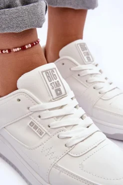 Buty Sportowe Big Star|Sneakersy Damskie></noscript>Big Star Shoes Damskie Buty Sportowe Sneakersy Big Star MM274354 Białe