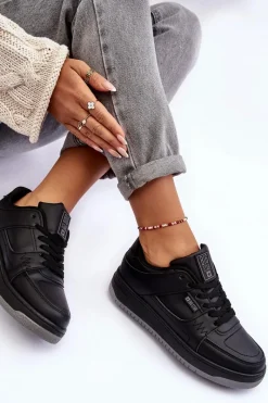 Outlet Damskie Buty Sportowe Sneakersy Big Star MM274353 Czane Damskie Buty Sportowe Big Star|Sneakersy Damskie