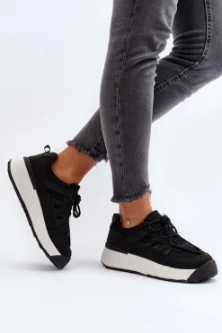 Online Damskie Buty Sportowe Sneakersy Czarne Phyrena Damskie Sneakersy Damskie