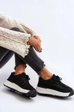 Online Damskie Buty Sportowe Sneakersy Czarne Phyrena Damskie Sneakersy Damskie