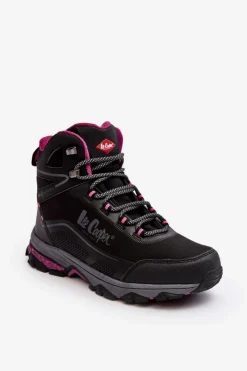 Outlet Lee Cooper Damskie Buty Trekkingowe Trapery LCJ-23-01-2020L Czarne