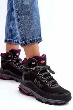 Outlet Lee Cooper Damskie Buty Trekkingowe Trapery LCJ-23-01-2020L Czarne