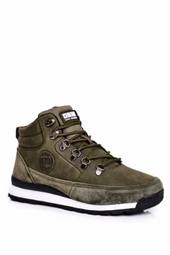 Sale Big Star Shoes Damskie Buty Trekkingowe Big Star Khaki GG274617