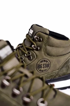 Sale Big Star Shoes Damskie Buty Trekkingowe Big Star Khaki GG274617