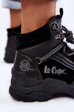 Trekkingowe Damskie|Damskie Trapery></noscript>Lee Cooper Damskie Buty Trekkingowe Trapery LCJ-22-31-1441 Czarne