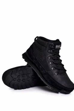 Trekkingowe Damskie>Big Star Shoes Damskie Buty Trekkingowe Big Star Czarne GG274615