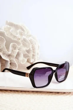 Okulary>Boto Damskie Cieniowane Okulary Przeciwsłoneczne UV400 Czarne Czarny