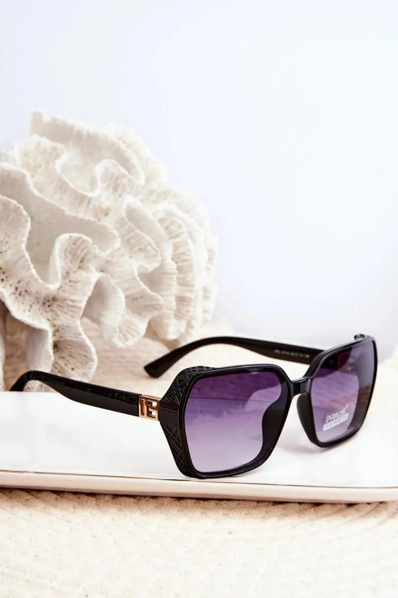 Okulary>Boto Damskie Cieniowane Okulary Przeciwsłoneczne UV400 Czarne Czarny