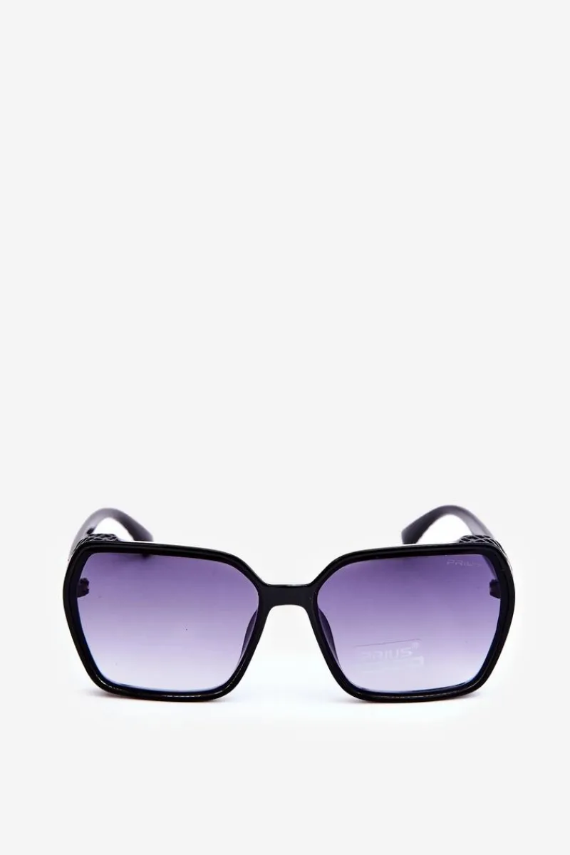 Okulary>Boto Damskie Cieniowane Okulary Przeciwsłoneczne UV400 Czarne Czarny