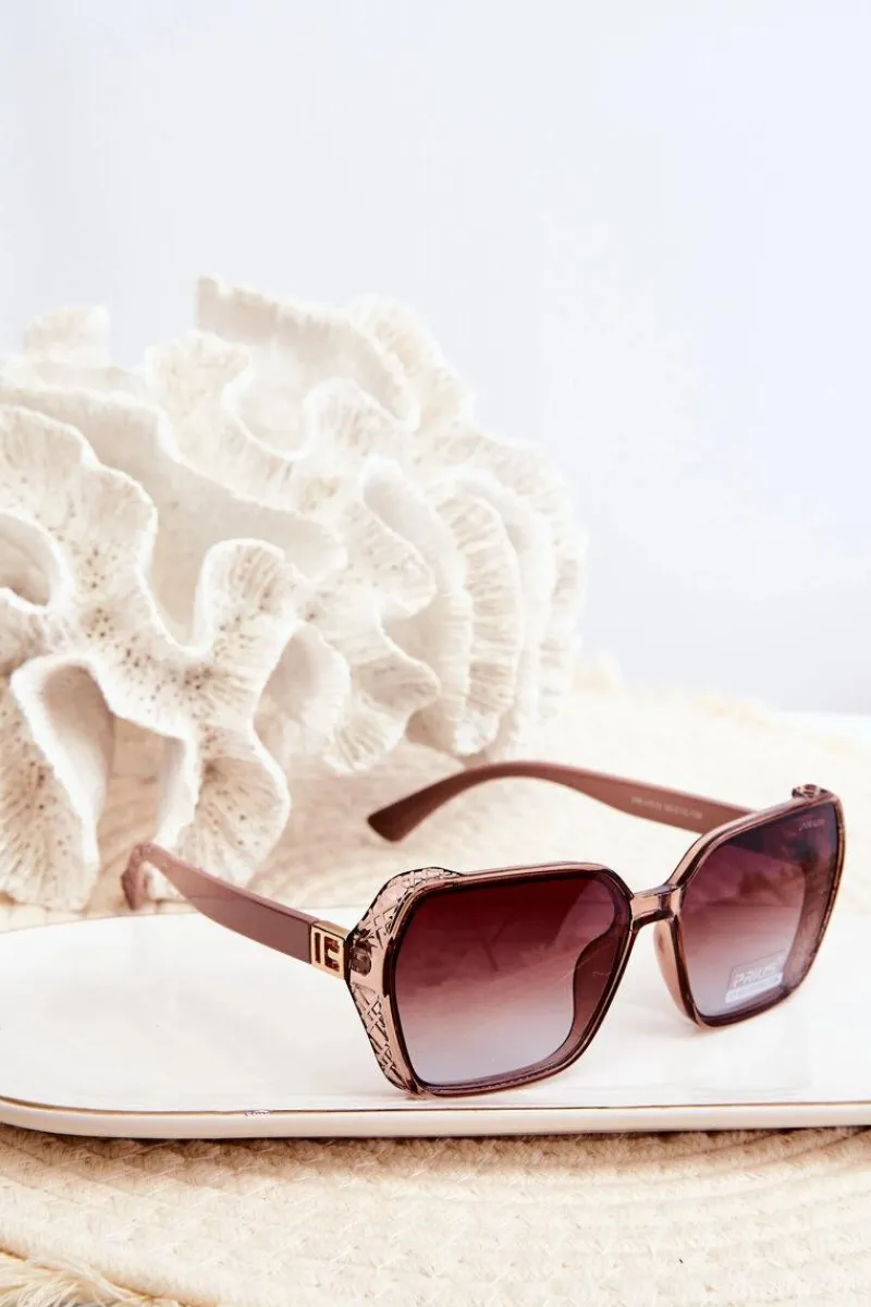 Outlet Damskie Cieniowane Okulary Przeciwsłoneczne UV400 Różowe Okulary