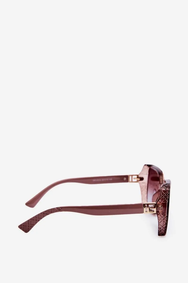 Outlet Damskie Cieniowane Okulary Przeciwsłoneczne UV400 Różowe Okulary