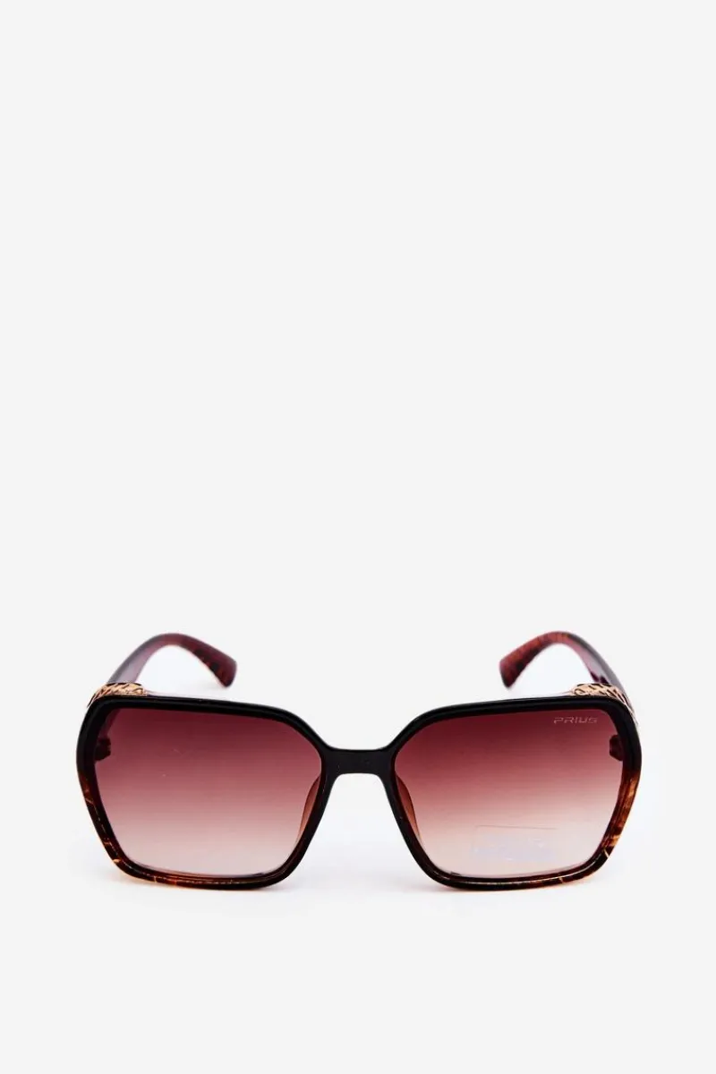 Discount Boto Damskie Cieniowane Okulary Przeciwsłoneczne UV400 Brązowe