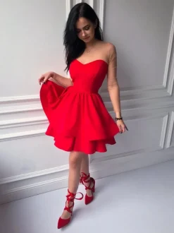 Outlet Damskie Czółenka Na Słupku Wiązane Czerwone Demmi Damskie Czółenka Zamszowe|Czółenka Na Słupku