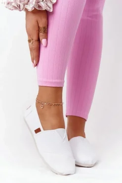 New Evento Damskie Espadryle Białe After Hours