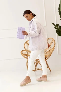 Clearance Damskie Espadryle Na Słomkowej Platformie Różowe Febi Damskie Czarne Espadryle