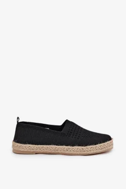 Sale Buty damskie Vinceza Damskie Espadryle Z Plecionką Vinceza 13624 Czarne Czarny
