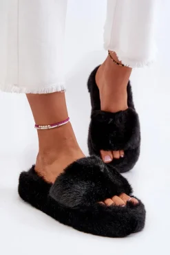 Kapcie Klasyczne|Klapki Z Futerkiem><noscript><img width=